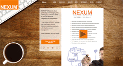 Desktop Screenshot of nexumsoftware.com