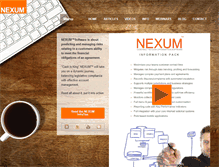 Tablet Screenshot of nexumsoftware.com
